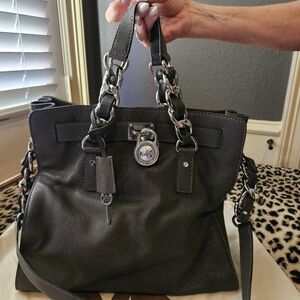 Michael Kors Hamilton Tote Gunmetal Grey Boutique Exclusive